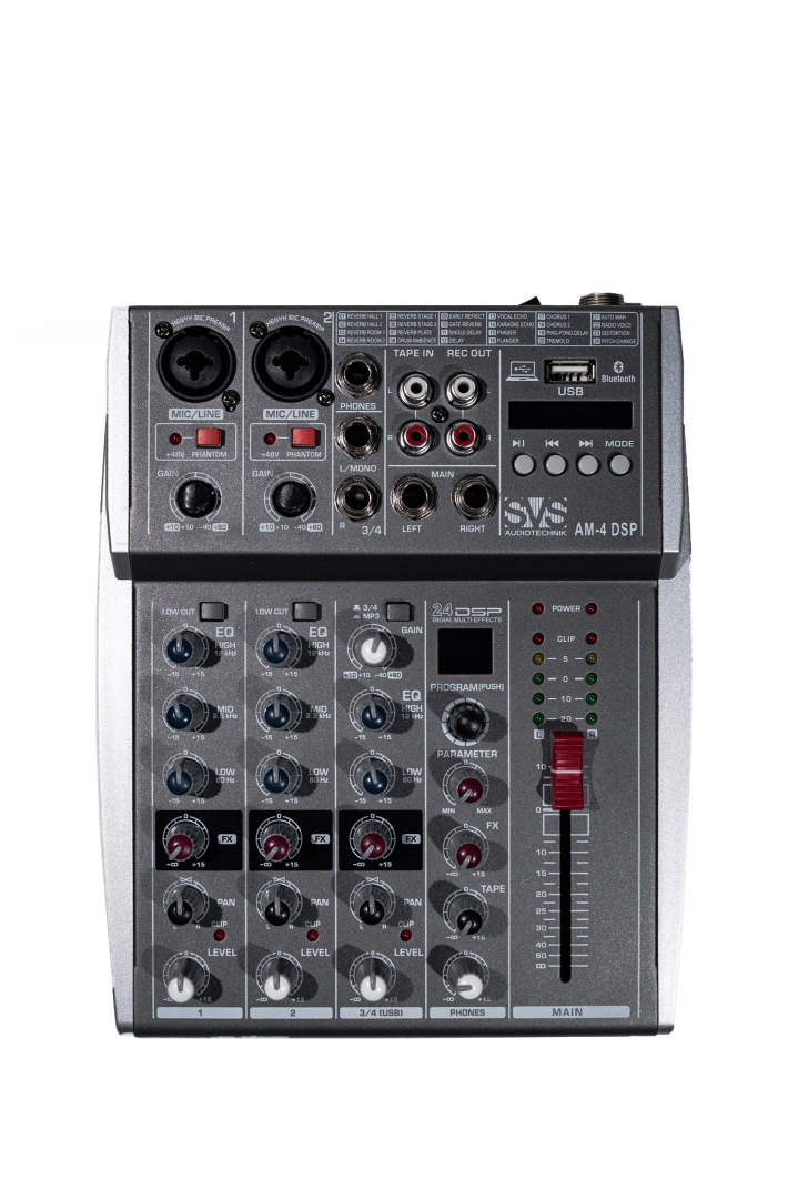 SVS Audiotechnik mixers AM-4 DSP Аналоговый микшерный пульт, 4-канала в Куйбышеве